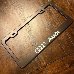 Audi Black License Plate Frame